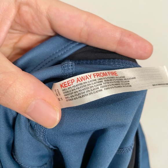 Free People FP Movement Back It Up Onesie in High Tide Blue - Picture 5 of 10